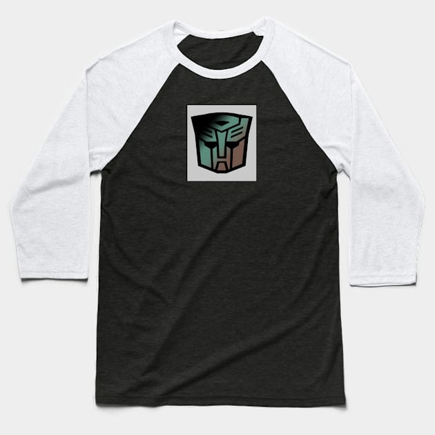 TF - Autobot Rub Sign Baseball T-Shirt by DEADBUNNEH